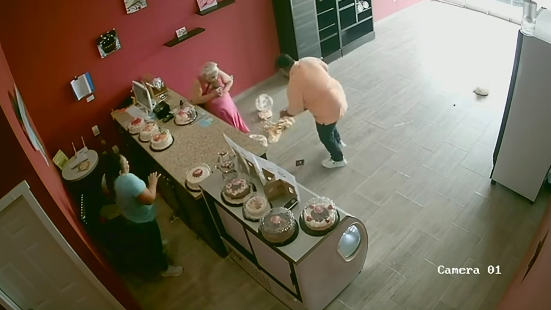 Captan berrinche en pastelería de Reynosa