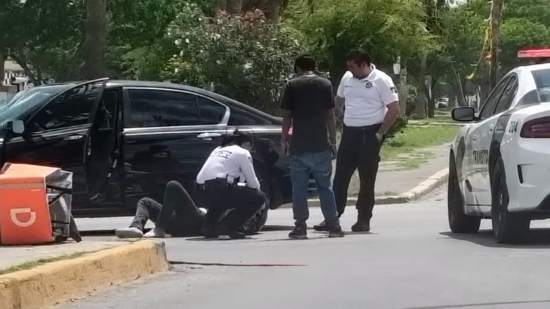 Repartidor de Didi protagoniza aparatoso accidente