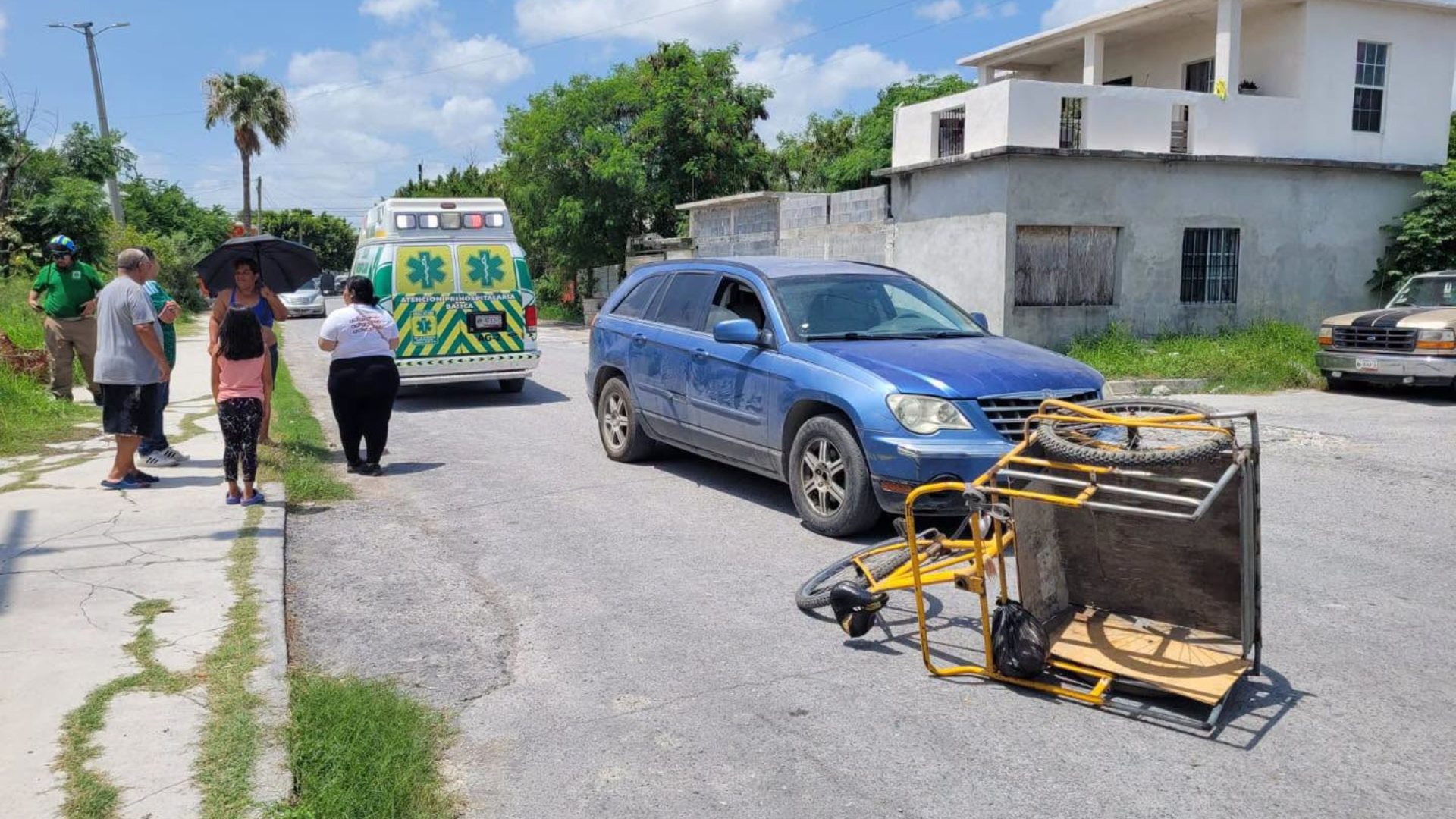 Conductor de triciclo es arrollado en Matamoros
