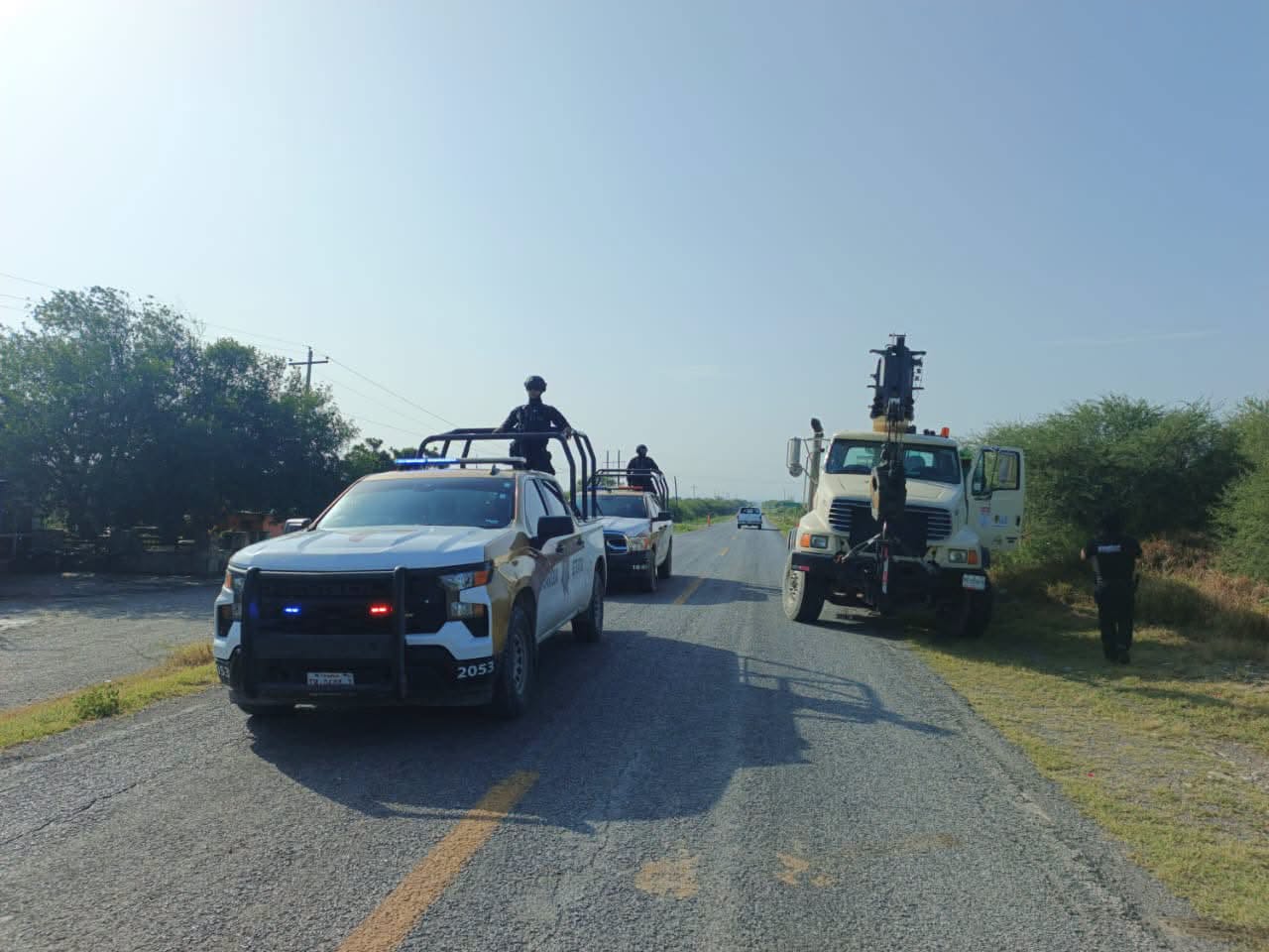Suspenden circulación en la carretera Victoria–Soto la Marina por trabajos del acueducto