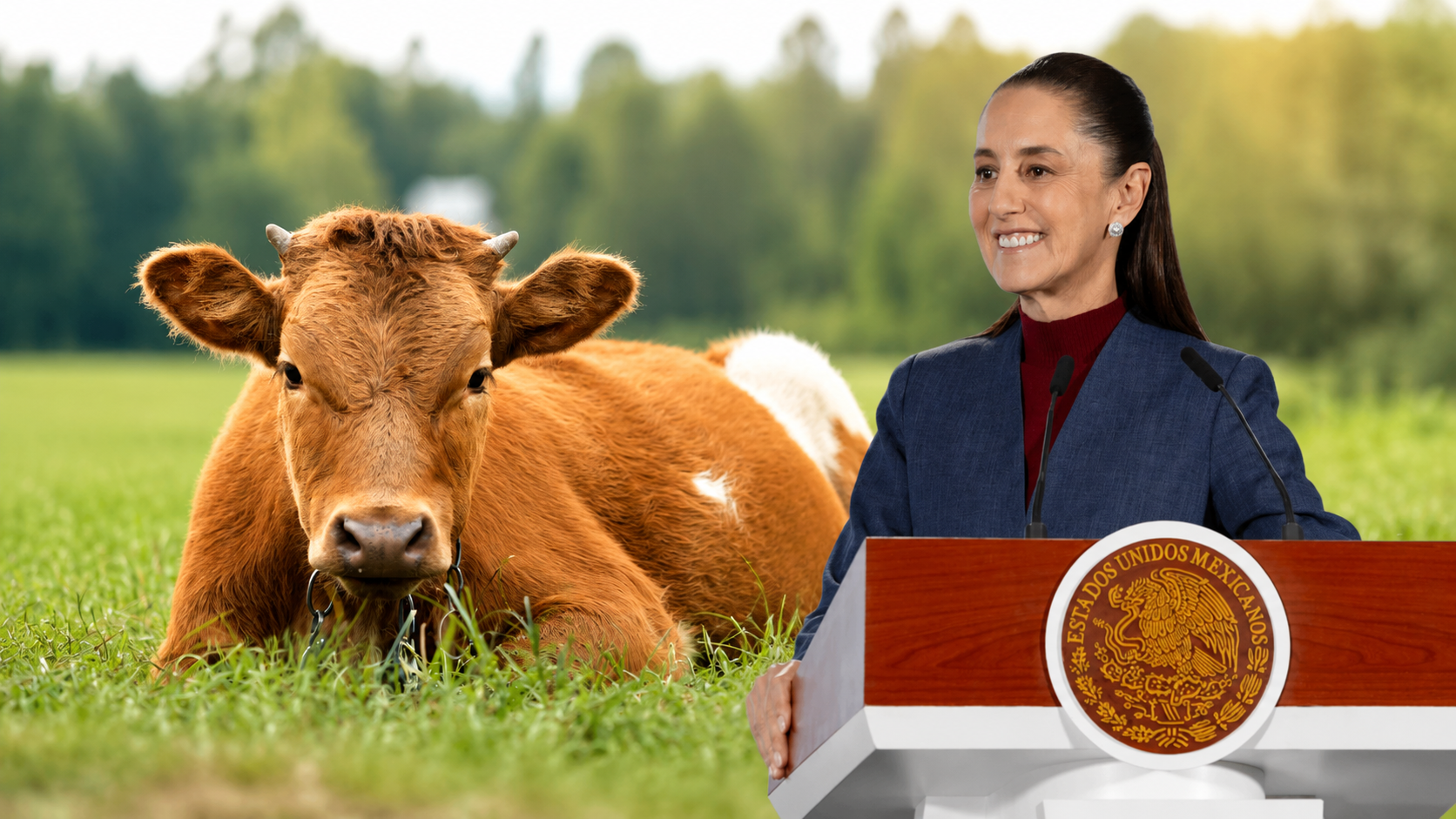 Sheinbaum anuncia reanudación de exportación de ganado hacia EE. UU.