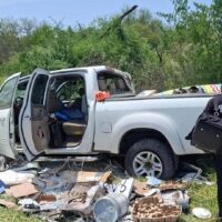 Derrapan y salen de la carretera Victoria-Matamoros; dos mujeres y un niño heridos