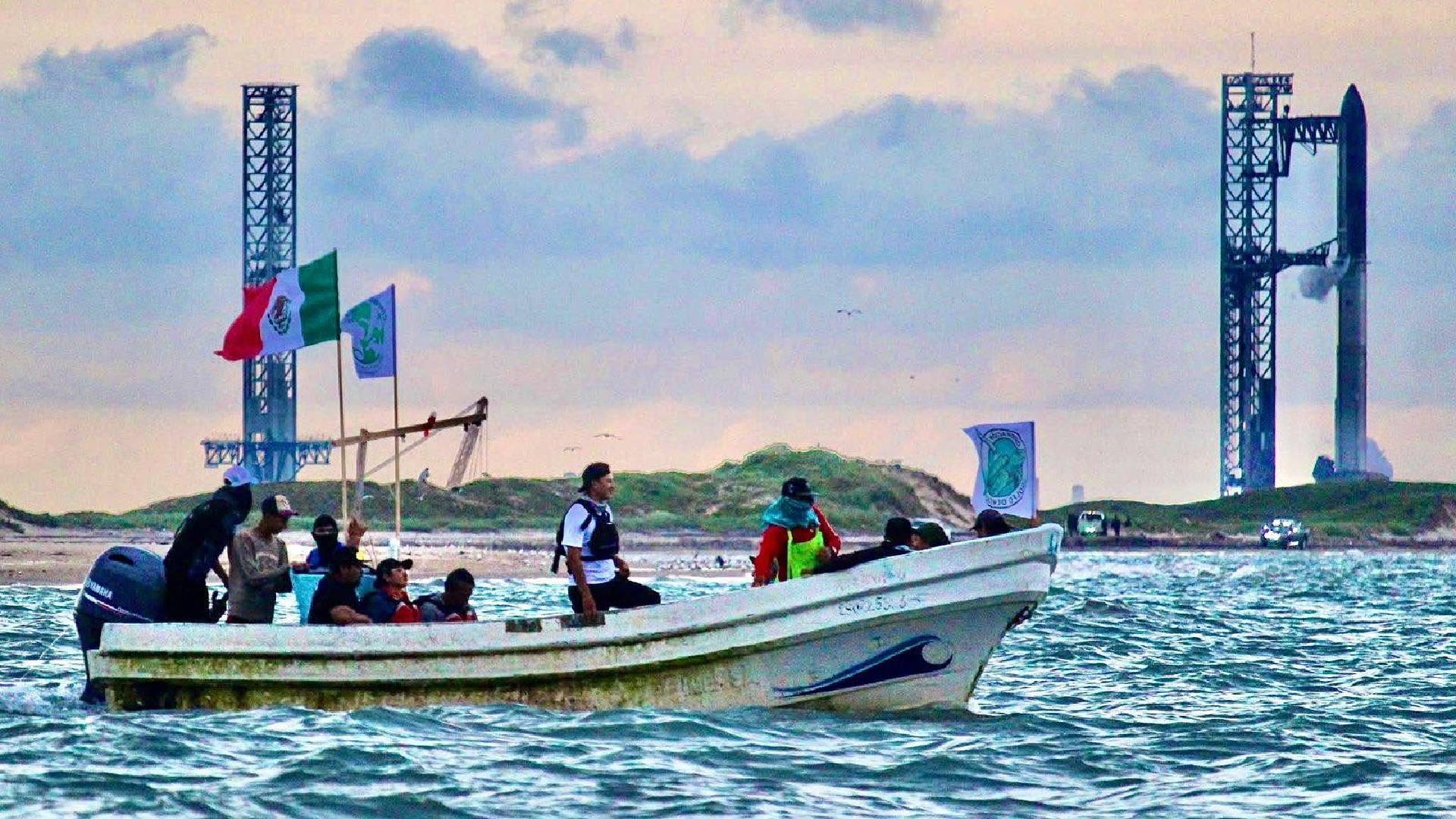 Convocan protesta en alta mar contra SpaceX en Playa Bagdad