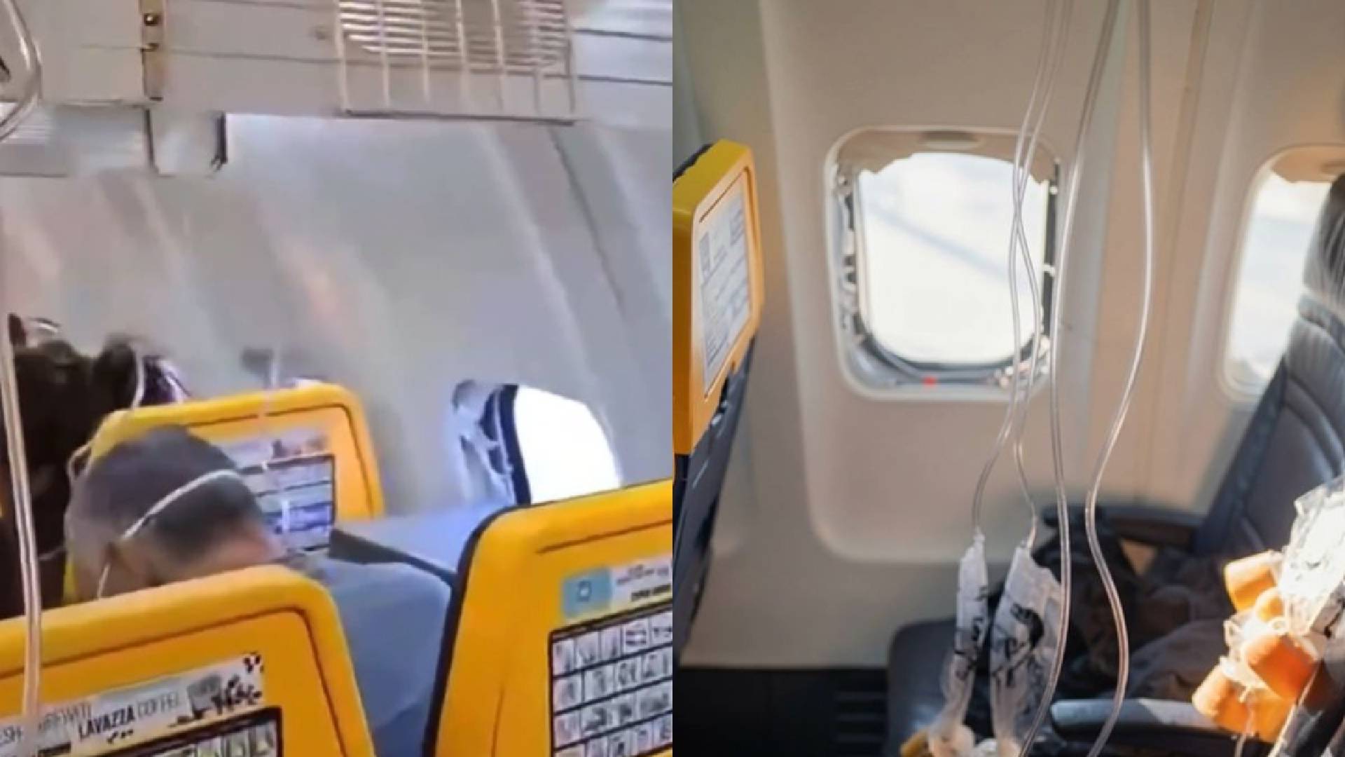 Ventana se rompe y succiona a pasajero durante vuelo