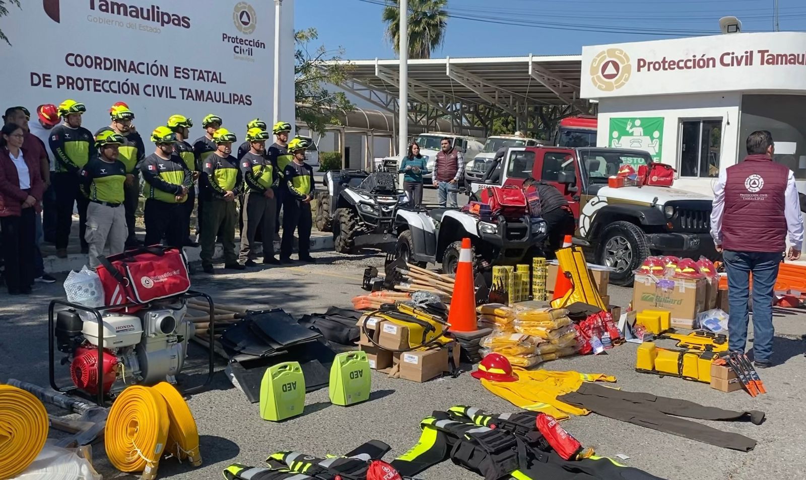 Protección Civil Tamaulipas incorpora equipo para rescates acuáticos y terrestres