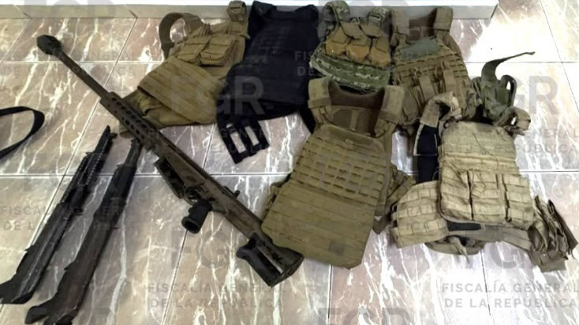 Procesan a hombre detenido con un fusil Barrett y más de mil cartuchos en Matamoros