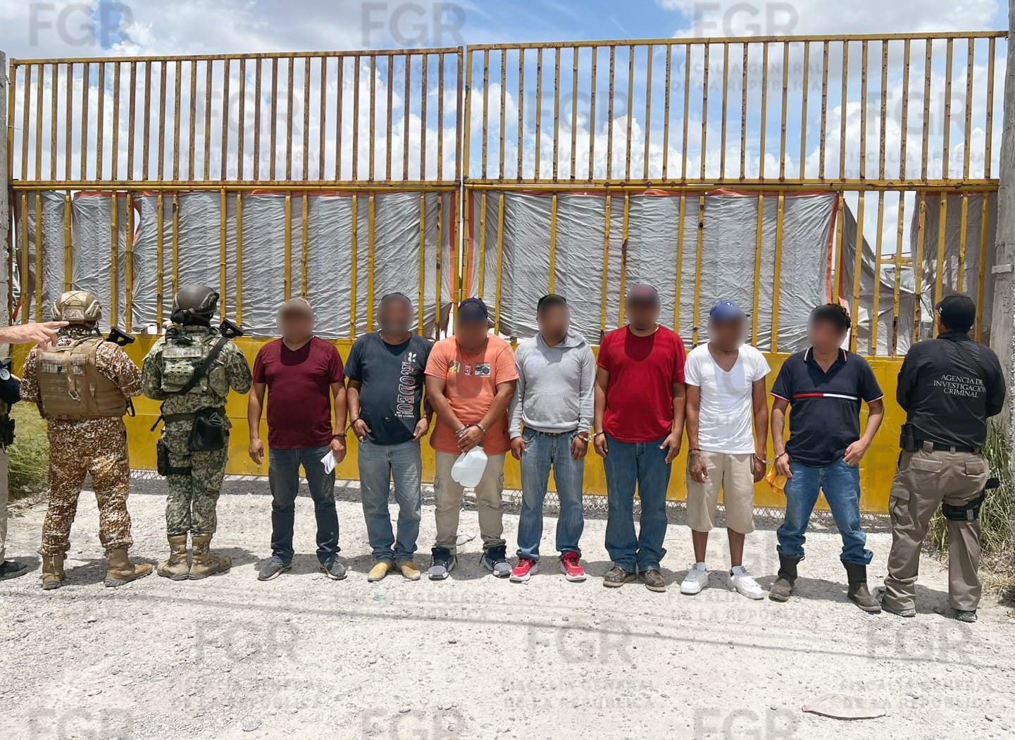 Siete detenidos tras cateo en Matamoros por presunto almacenamiento ilícito de hidrocarburo